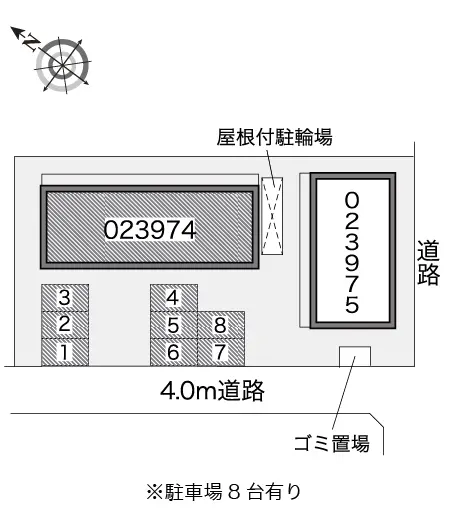 ★手数料０円★国分寺市戸倉　月極駐車場（LP）